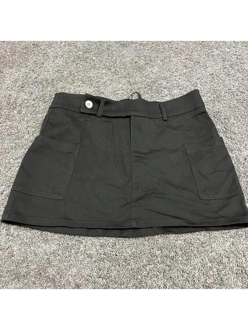 White Fox Sweet Goodbyes Mini Skirt Charcoal size Medium NWT